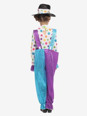 Kid Christmas Halloween Carnival Cosplay Clown Cosplay Costumes
