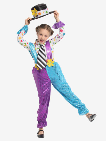 Kid Christmas Halloween Carnival Cosplay Clown Cosplay Costumes