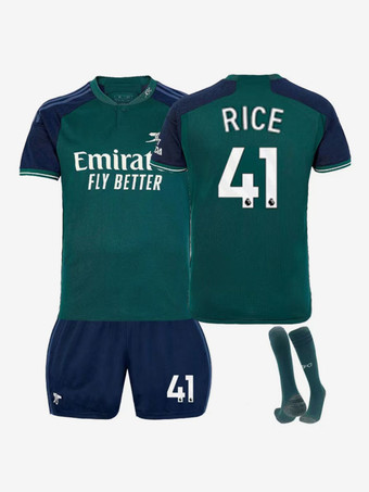 No 41 RICE Third Jersey 23/24 3 Pieces for Adults and Kids