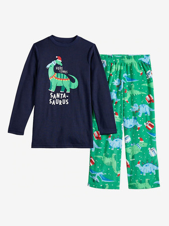 お揃いのファミリークリスマスパジャマ 大人用 子供用 コットンパジャマ