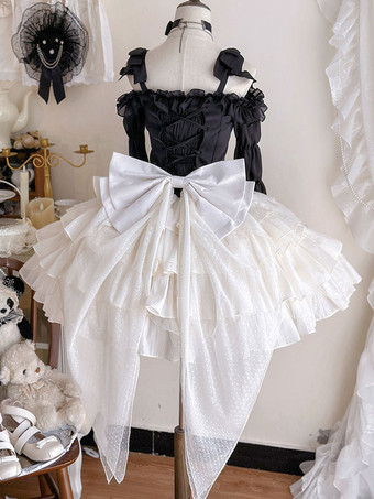 スイートロリータドレス ポリエステル長袖スイートロリータドレス