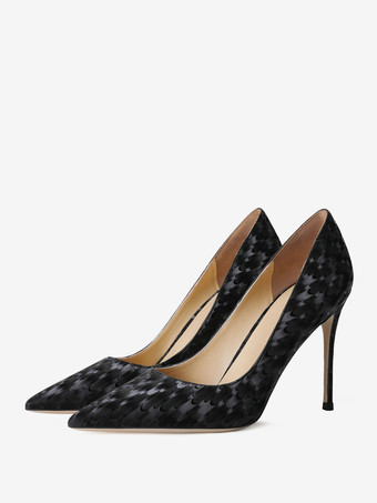 レディース ハイヒール プリント パンプス スティレットヒール ドレス パンプス