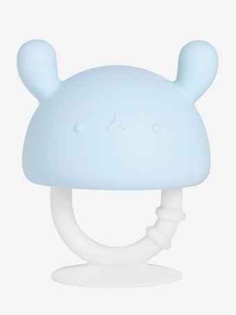 ブルー 新しいキノコの赤ちゃんおしゃぶり噛む臼歯スティックが赤ちゃんを快適にします