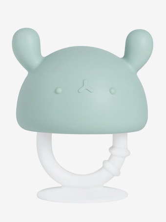 グリーン 新しいキノコの赤ちゃんおしゃぶり噛む臼歯スティックが赤ちゃんを快適にします