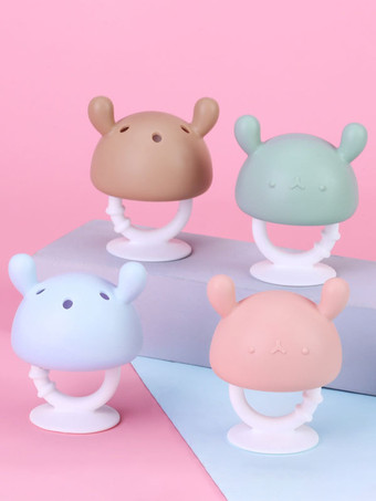 新しいキノコの赤ちゃんおしゃぶり噛む臼歯スティックが赤ちゃんを快適にします