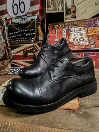 メンズブーツ チェルシーブーツ コーヒーブラウン PUレザー ラウンドトゥ