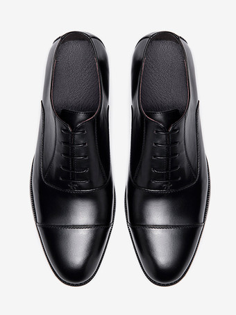 メンズドレスシューズ 素敵なラウンドトゥ レースアップ 牛革 デビー プロム ホームカミング ウェディングシューズ