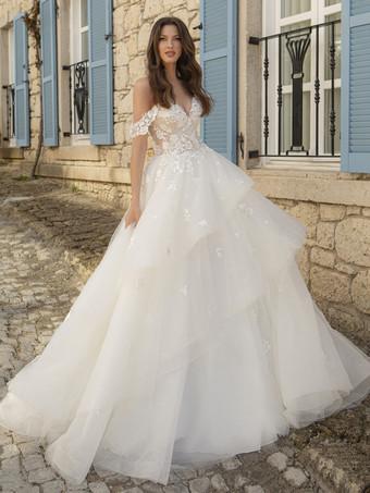 Vestido Noiva Princesa Baile - Jesswell