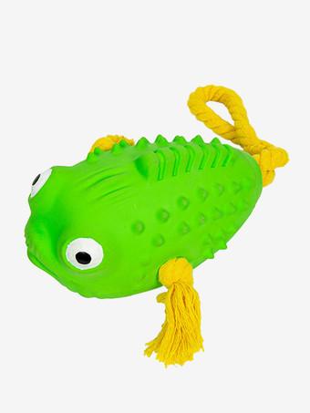 Pet Supplies Green Rubber Fish Interactive Dog Training Toy Ball Knot  Teething Resistant Bite Dog Toy - Milanoo.com