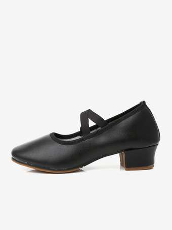 ブラック ラテン ダンス シューズ ブラック ラウンドトゥ 社交ダンス シューズ