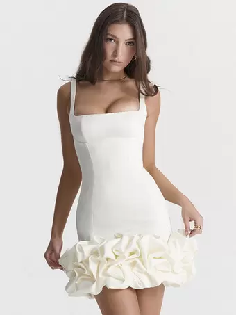 Mini White Cupcake Dress