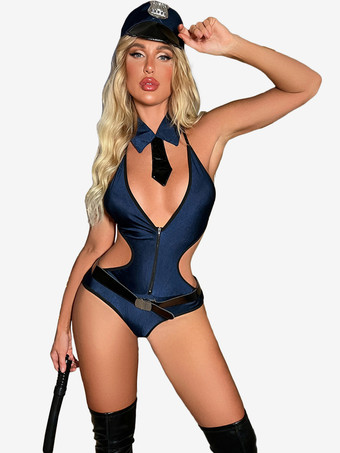 セクシーな警官コスチュームクールポリエステル
