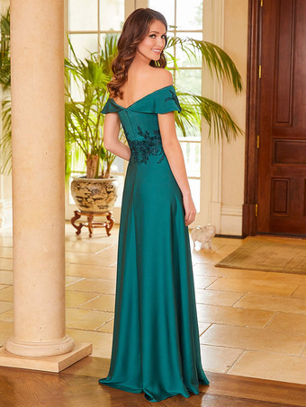 ブライダルマザードレス Vネック ノースリーブ スプリットフロント Aライン ゲストドレス 結婚式用