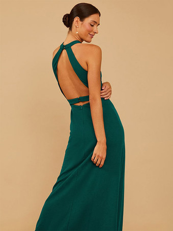 ブライドメイドドレス シフォン Aライン マキシレングス プロムドレス