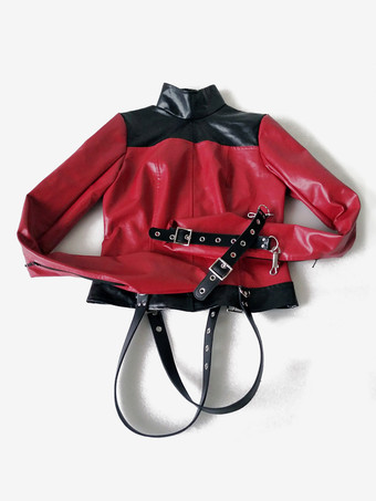 PVC コスチューム レッド PVC レディース