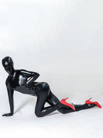 ユニカラー全身タイツセクシーなメンタルフルボディスーツ女性のジャンプスーツ