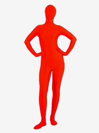 Morph Suit Red Irregular Pattern Zentai Suit Full Body Lycra