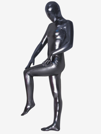 全身タイツ　ゼンタイ　メタリック　シルバー　フルボディ　ハロウィン　忘年会　宴会　パーティー　歓送迎会　二次会　イベント