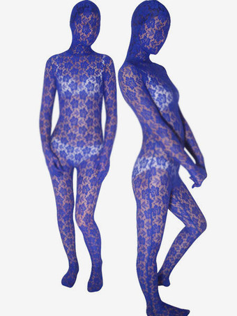 パターニング全身タイツ 全身タイツ，パープル　ベルベット　大人用　ユニセックス　コスチューム衣装　コスプレ　 ハロウィン