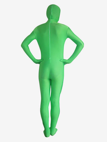 全身タイツ　単色　緑　グリーン　ライクラ　ゼンタイ　大人用　ハロウィン　クリスマス　宴会　パーティー　二次会　誕生日　結婚式余興　忘年会