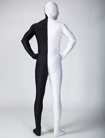 全身タイツ　コスチューム　カラーブロック　フルボディ　ボディースーツ　ユニセックス ハロウィン