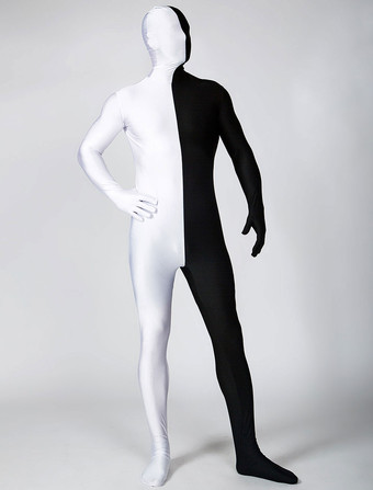 全身タイツ　コスチューム　カラーブロック　フルボディ　ボディースーツ　ユニセックス ハロウィン