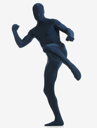 全身タイツ　ダークネイビー　ピュア　ニンジャ　舞台　演劇　仮装　変装　パーティー衣装　イベント　宴会　コスチューム　