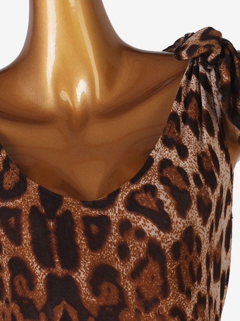 ラテンダンスドレスヒョウ女性のライクラスパンデックスドレスラテンダンサーダンスウェア