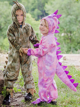 キッズハロウィンコスチュームローズ恐竜ポリエステルジャンプスーツホリデーコスチューム