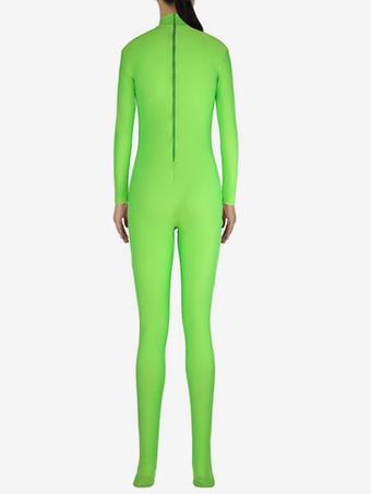 Light Green Morph Suit Adults Bodysuit Lycra Spandex Catsuit for Women 