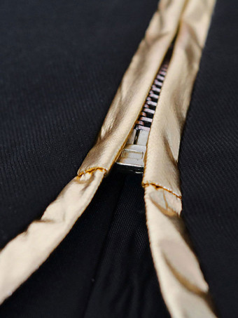 男性のための白いヴィンテージトップヴィンテージポリエステル長袖レトロコスチューム バーガンディ