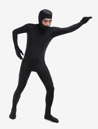 ブラック 全身タイツ　黒タイツ　ピュア　透明人間　ニンジャ　舞台　演劇　仮装　変装　パーティー衣装　イベント　宴会　コスチューム