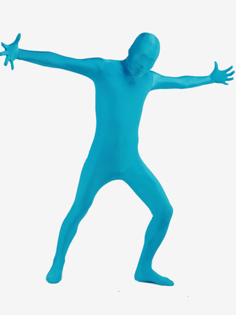 全身タイツ　ライトスカイブルー　女性用　カラータイツ　ピュア　透明人間　ニンジャ　舞台　演劇　仮装　変装　パーティー衣装　イベント　宴会　コスチューム