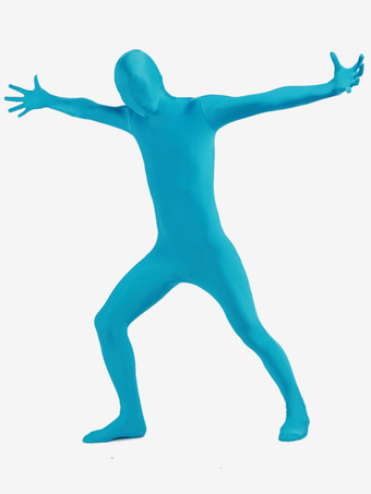 全身タイツ　ライトスカイブルー　女性用　カラータイツ　ピュア　透明人間　ニンジャ　舞台　演劇　仮装　変装　パーティー衣装　イベント　宴会　コスチューム