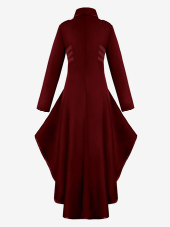 中世 ドレス 女性用 プリンセス 貴族ドレス ダークレッド 中世風 祝日 レトロコスチューム ヨーロッパ　宮廷風 コスチューム コスチューム 中世 ドレス・貴族ドレス バーガンディ