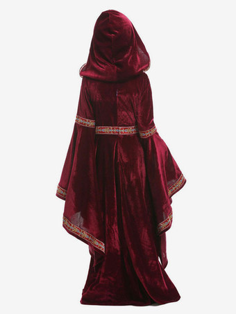 ハロウィン　コスチューム　ブルゴーニュ　吸血鬼　ベロア　子供服