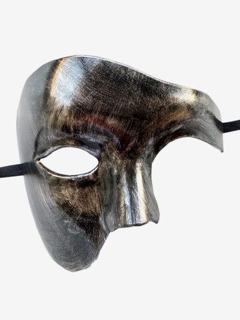 タンカラー大人のためのカーニバルマスク黒のプラスチックマスカレードコスチュームアクセサリー