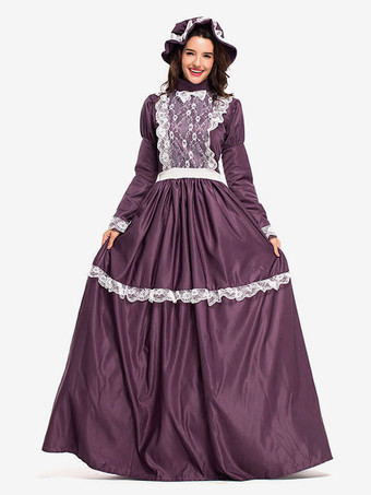 中世 ドレス 女性用 プリンセス 貴族ドレス フクシア 中世風 マルディグラ レトロ ヨーロッパ 宮廷風 中世 ドレス・貴族ドレス