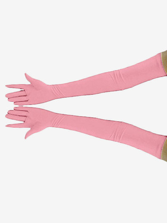 ライトピンクコスチュームアクセサリー　グローブ　グローブ　ポリエステル　大人用　ユニセックス　ライクラ・スパンデックス　色無地　 ハロウィン