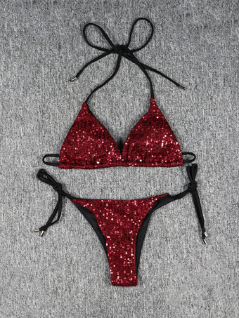 Women Bikini Swimsuit Flesh Summer Sexy Bathing Suits