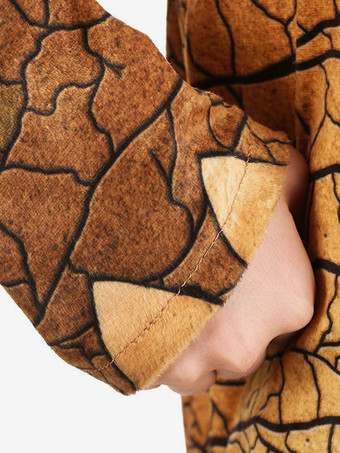 子供のためのハロウィンコスチュームカーキポリエステル繊維ポリエステル恐竜コスチューム