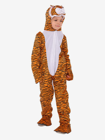 子供用着ぐるみパジャマOnesieポリエステルオレンジタイガーパジャマコスチューム