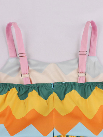 1950年代オードリー・ヘップバーン風　レトロワンピース　イエロー　ノースリーブ　二次会　お呼ばれ　発表会　ロカビリーワンピース