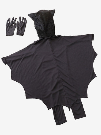 ハロウィン キッズ　ハロウィン　コスチューム　バット　ジャンプスーツ　グローブ　ジャンプスーツ　パフォーマンス　マルディグラ