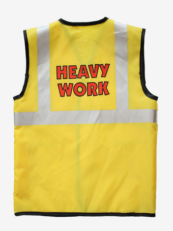 キッズコスチュームカーペンターコスプレイエローサッシュシルクハット3ピースセットハロウィンコスチュームフルセット