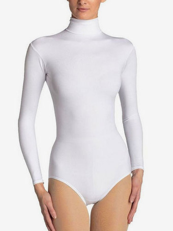 ホワイト バレエ レオタード ブラック バレエ衣装 女性用 バレリーナ 大人用 ライクラ・スパンデックス トレーニング ダンス衣装　コスチューム