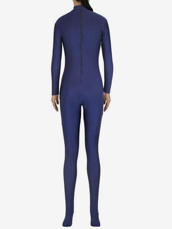 Navy Blue Morph Suit Adults Bodysuit Lycra Spandex Catsuit for Women 