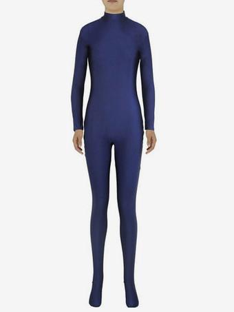 Blue Spandex Full Body Suit, Blue Lycra Spandex Bodysuit