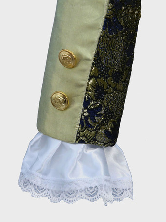 人のための白いビンテージのアクセサリーの貴族様式のレースのフリルCravatハロウィン