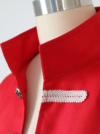 ヴィンテージ中世フロックコート男性スタンドカラージャケットハロウィンコスチューム制服